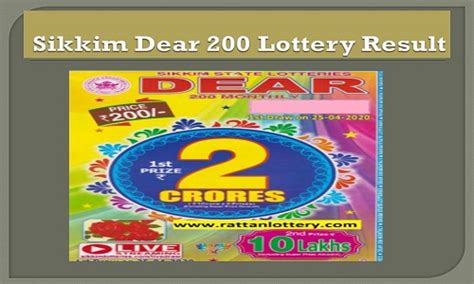 26.9.2020 Sikkim Dear 200 Monthly lottery Result.